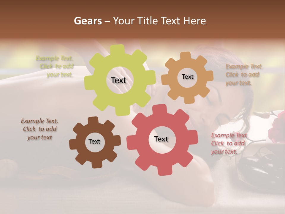 Beauty Green Treatment PowerPoint Template