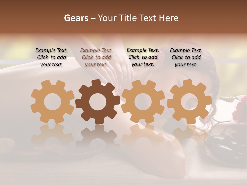 Beauty Green Treatment PowerPoint Template