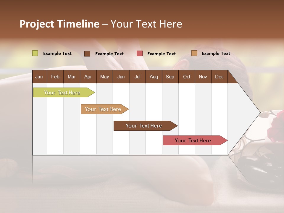 Beauty Green Treatment PowerPoint Template