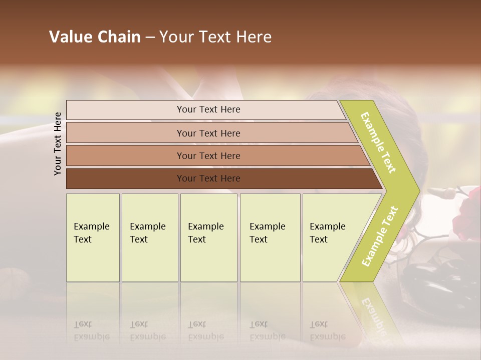 Beauty Green Treatment PowerPoint Template