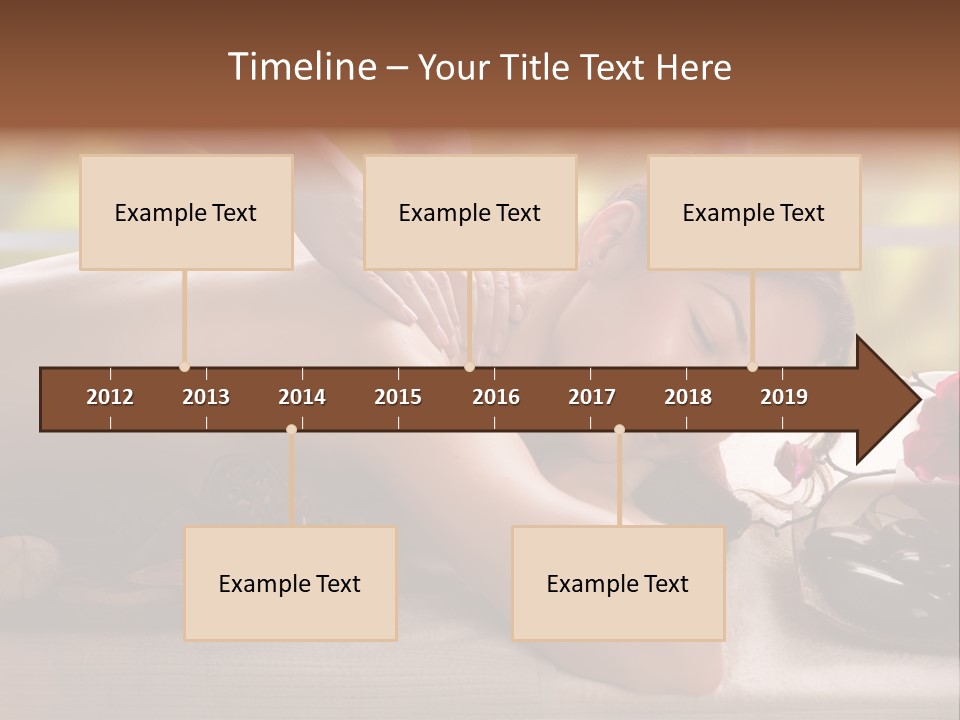 Beauty Green Treatment PowerPoint Template