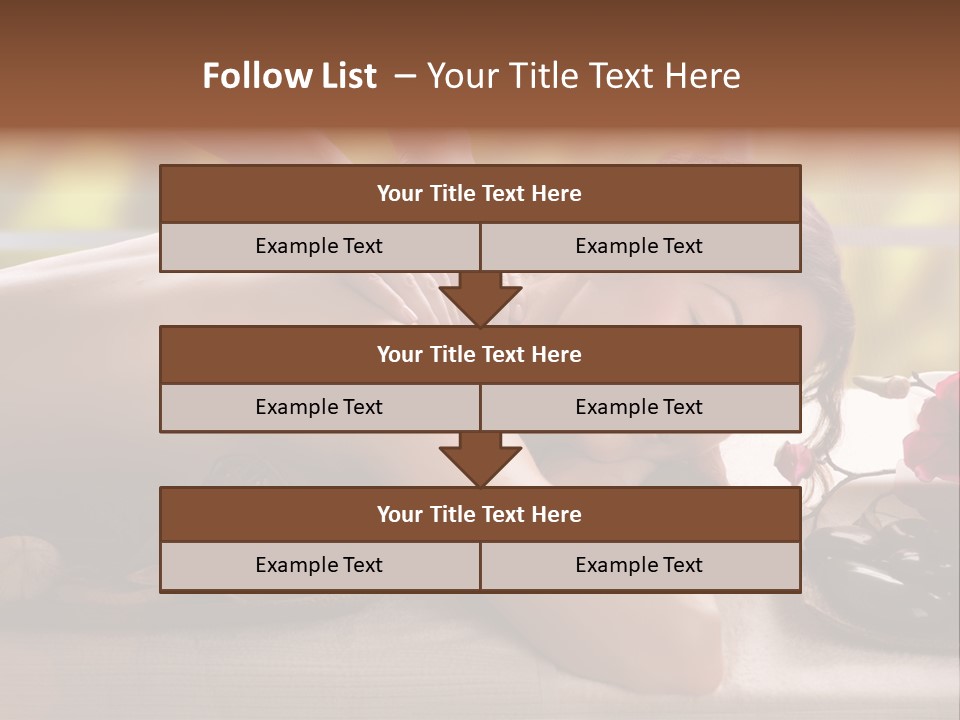 Beauty Green Treatment PowerPoint Template