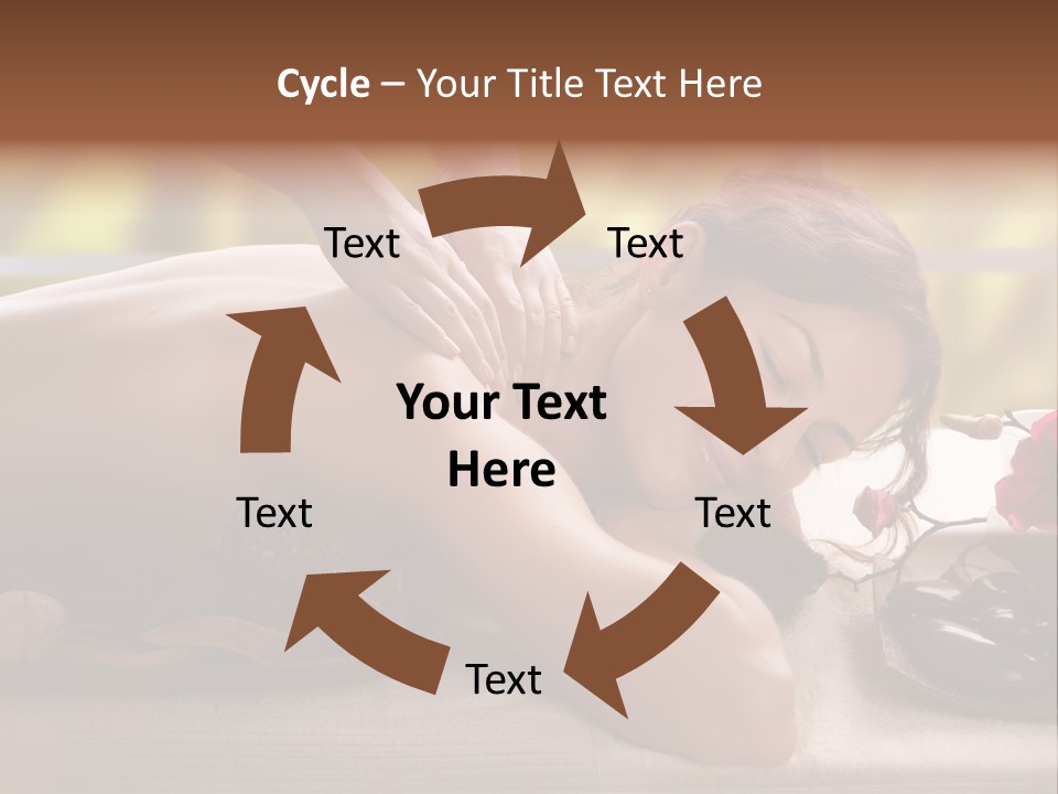 Beauty Green Treatment PowerPoint Template