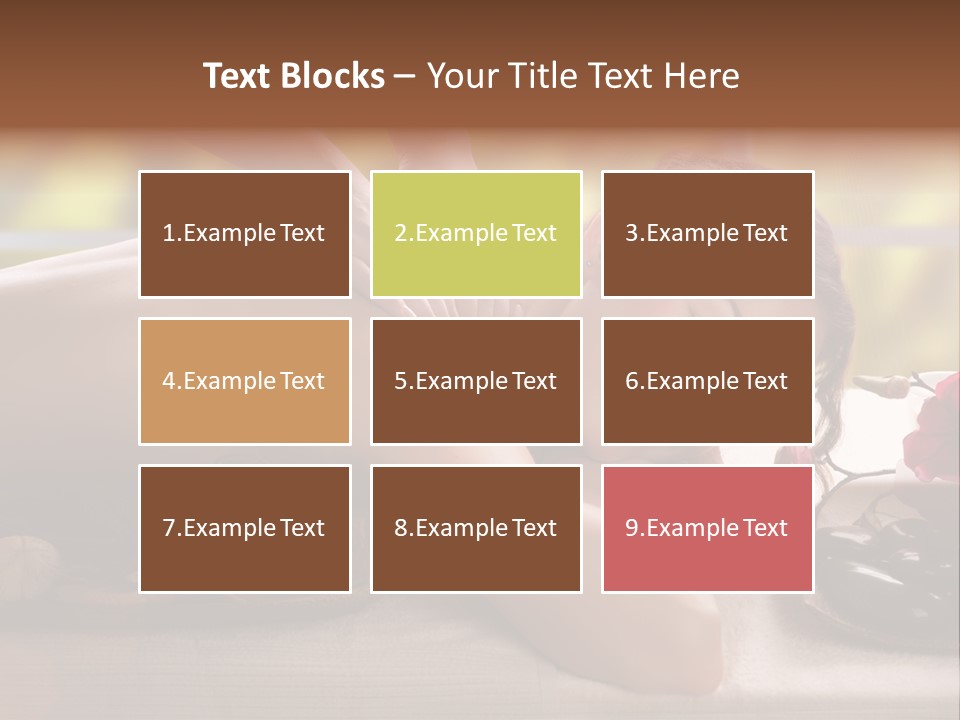 Beauty Green Treatment PowerPoint Template