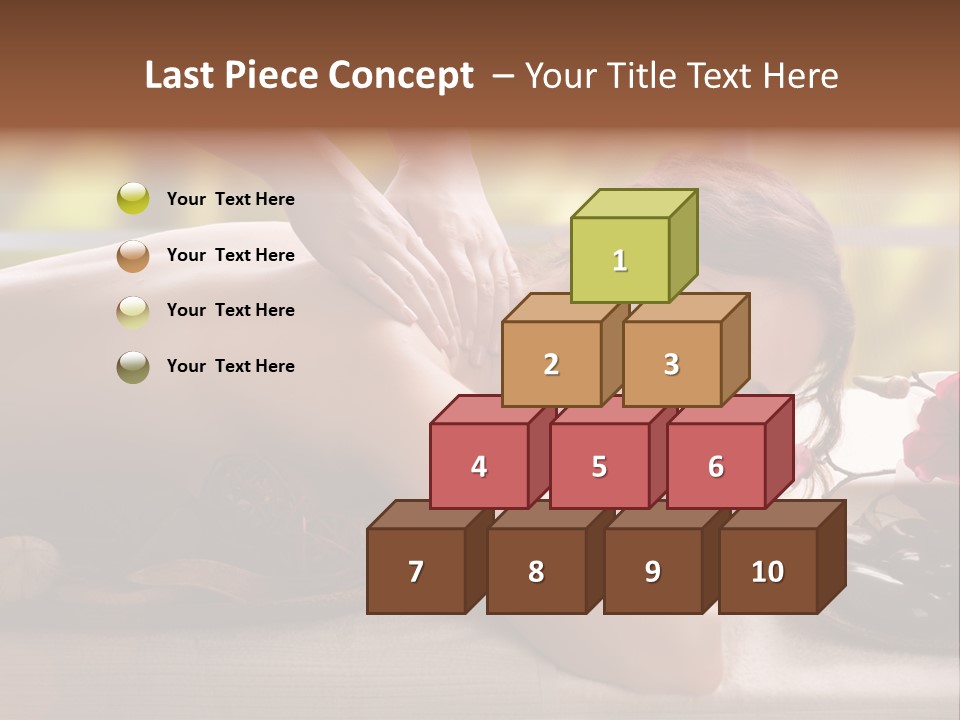 Beauty Green Treatment PowerPoint Template