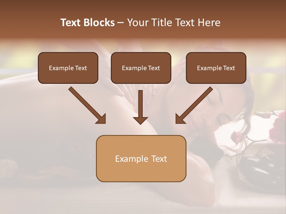 Beauty Green Treatment PowerPoint Template