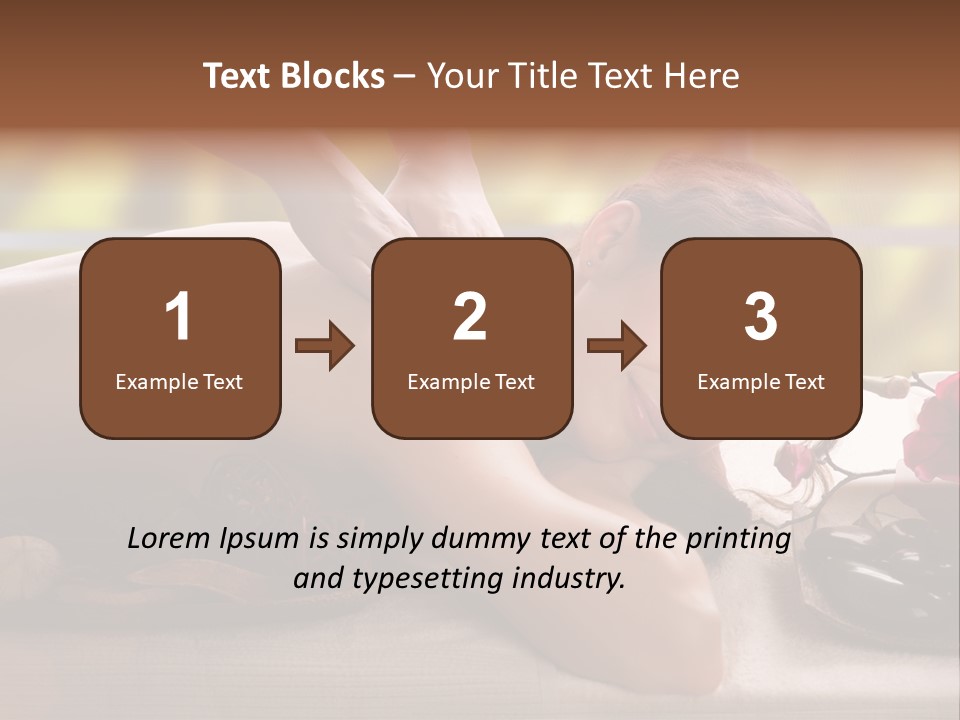 Beauty Green Treatment PowerPoint Template