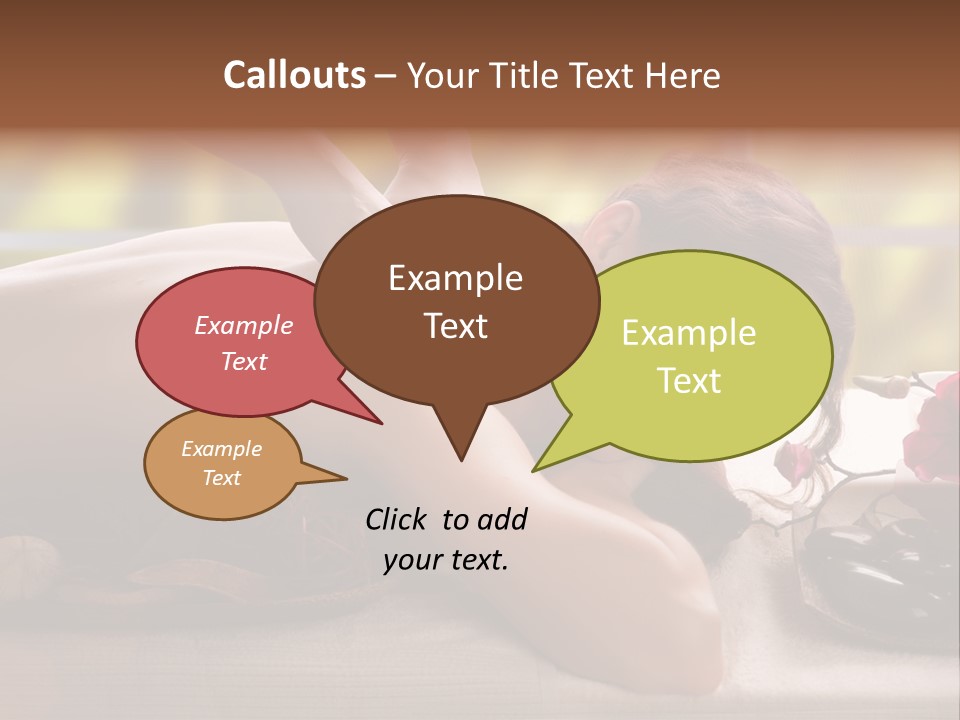 Beauty Green Treatment PowerPoint Template