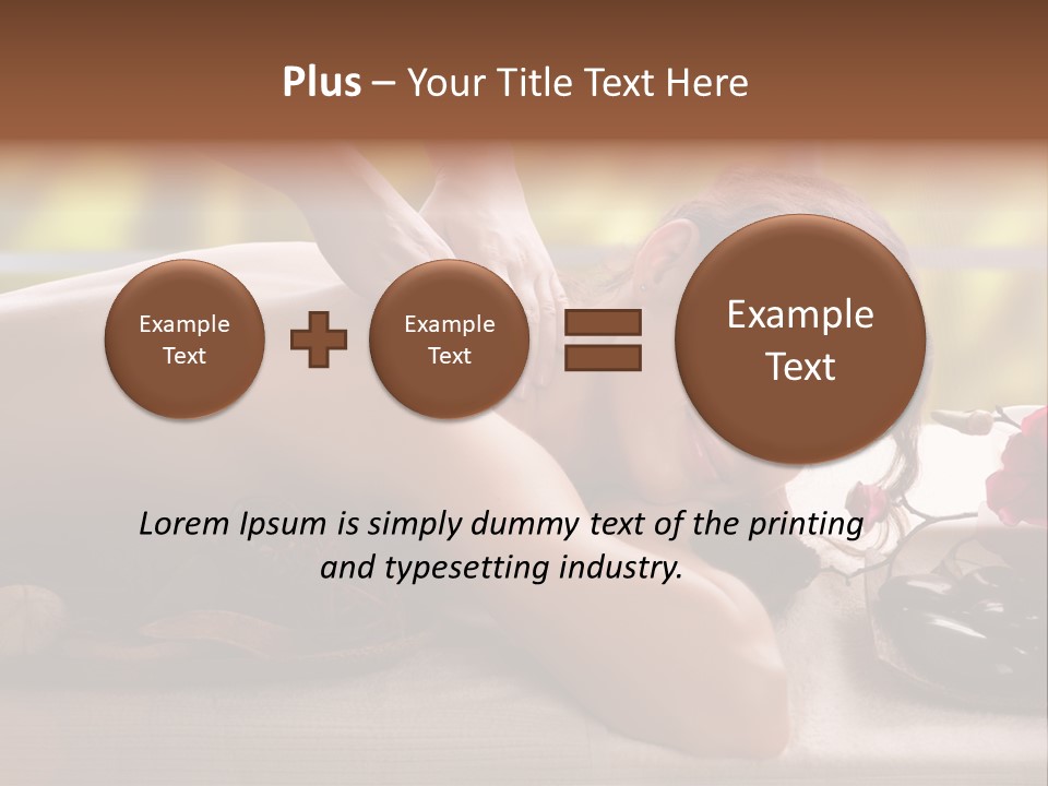 Beauty Green Treatment PowerPoint Template