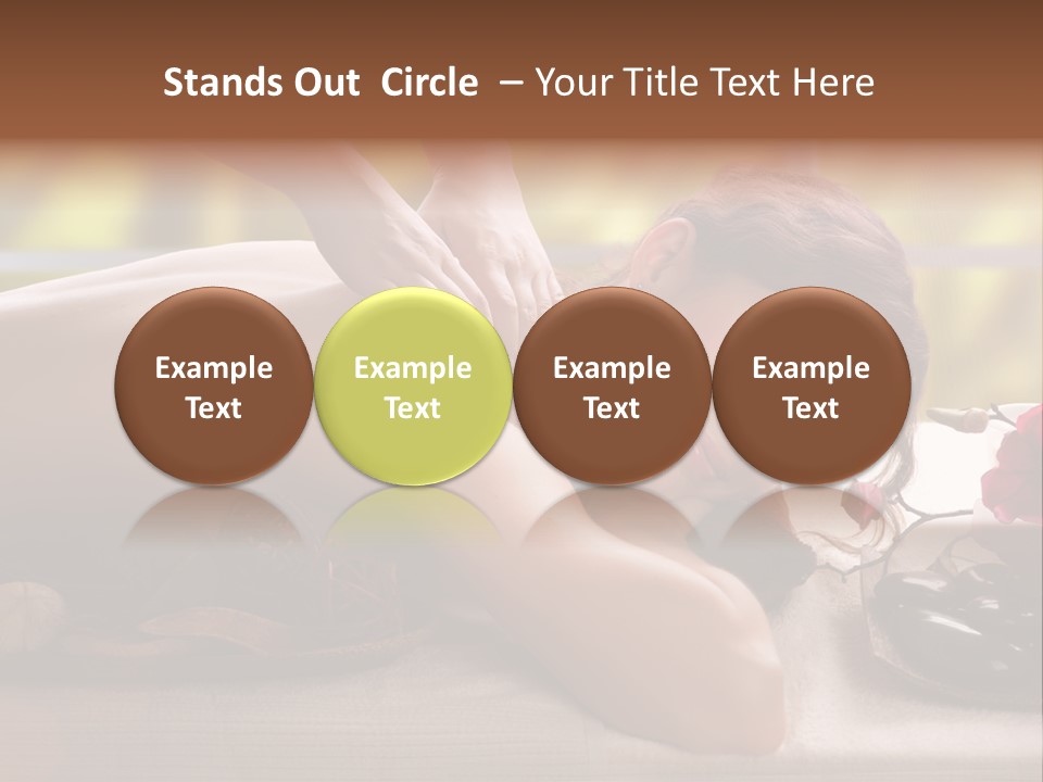 Beauty Green Treatment PowerPoint Template