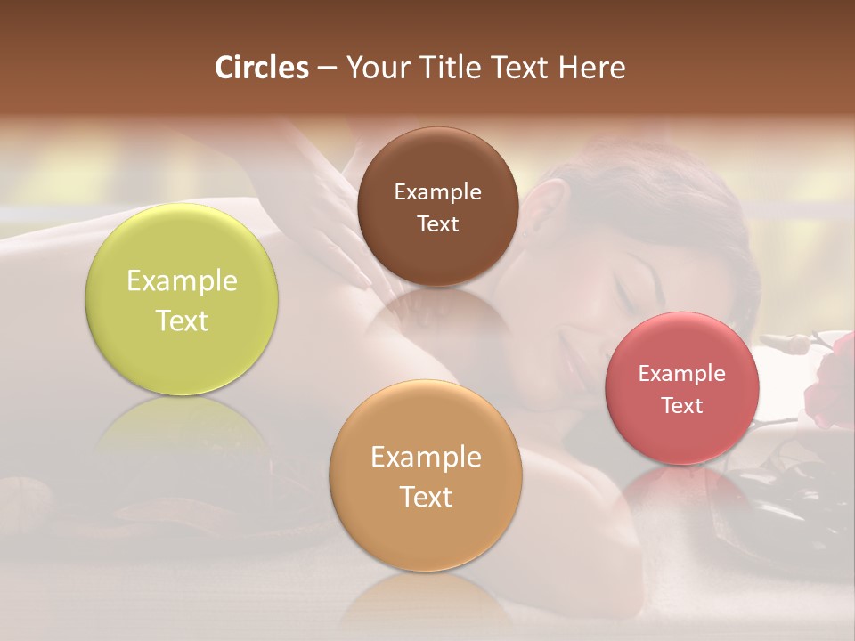 Beauty Green Treatment PowerPoint Template