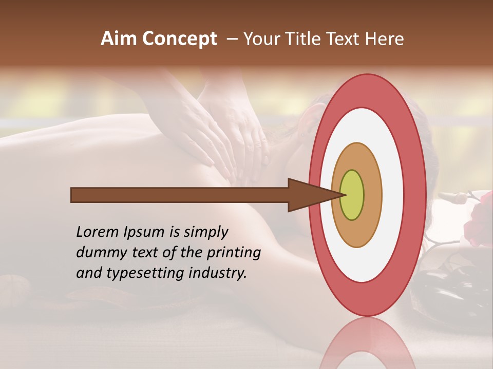 Beauty Green Treatment PowerPoint Template