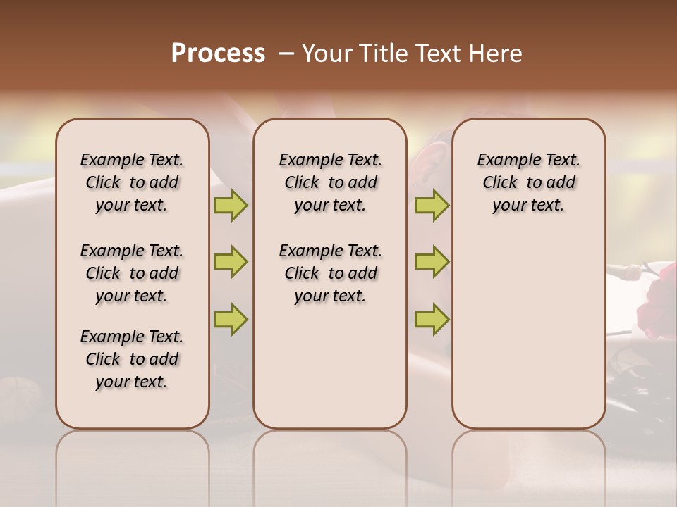 Beauty Green Treatment PowerPoint Template