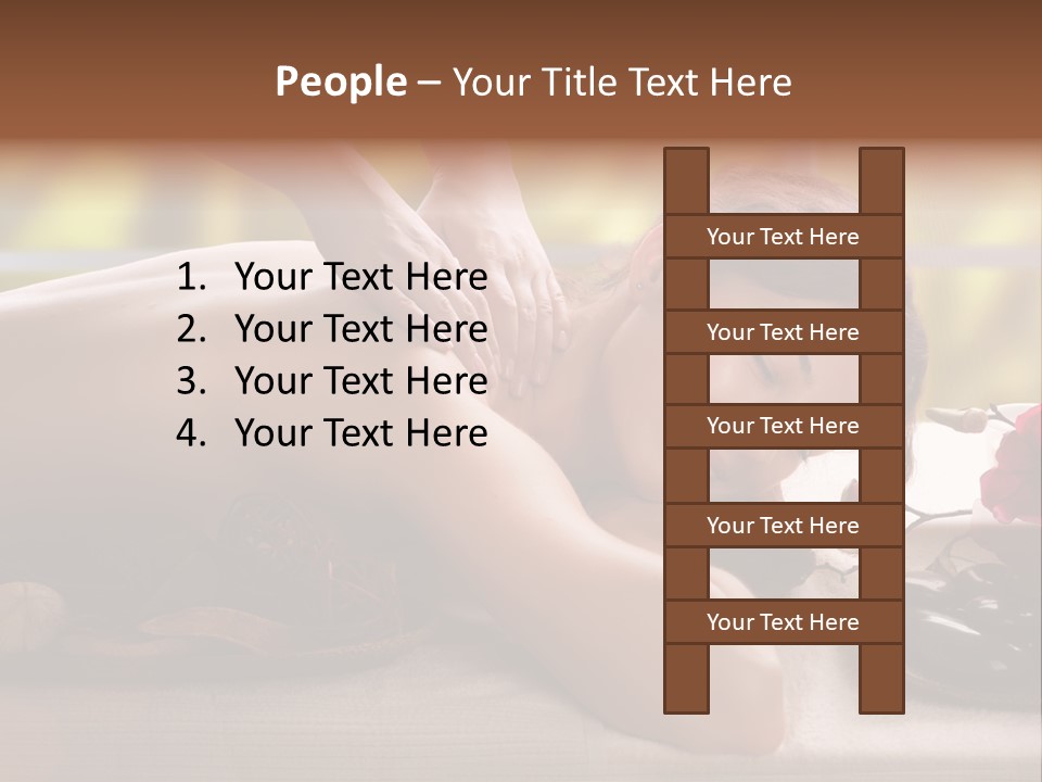Beauty Green Treatment PowerPoint Template