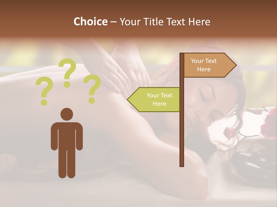 Beauty Green Treatment PowerPoint Template