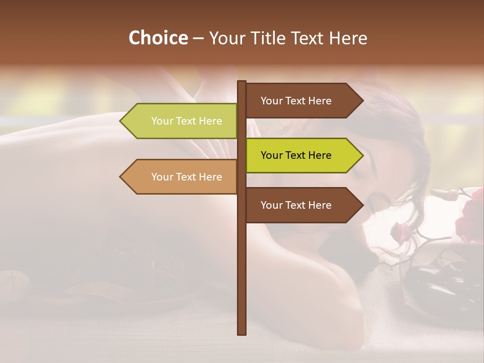 Beauty Green Treatment PowerPoint Template