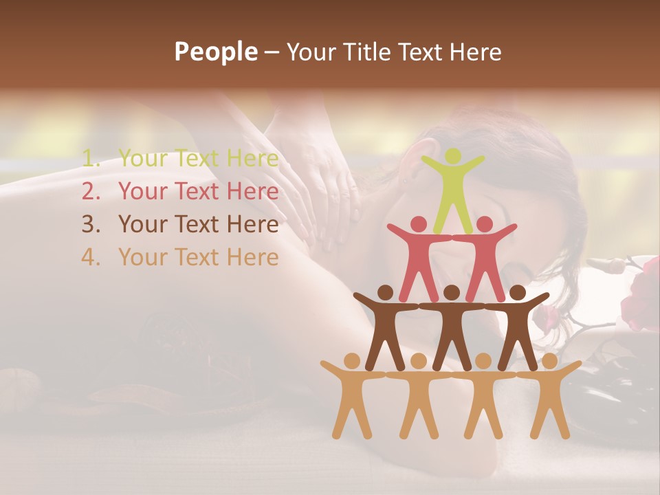 Beauty Green Treatment PowerPoint Template