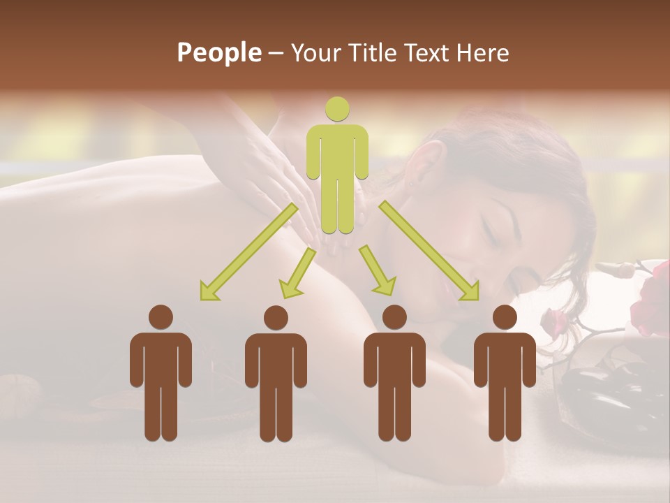 Beauty Green Treatment PowerPoint Template