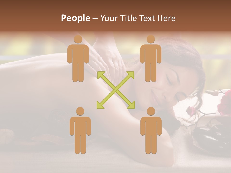 Beauty Green Treatment PowerPoint Template