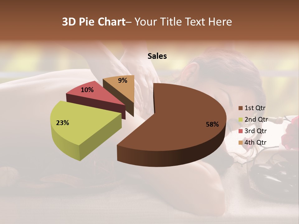 Beauty Green Treatment PowerPoint Template