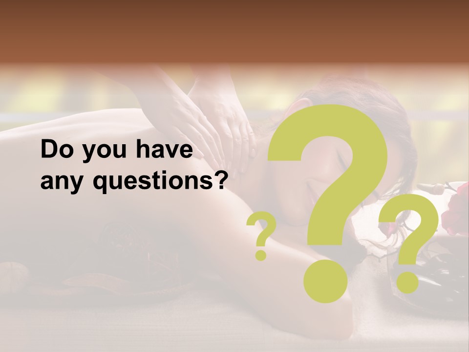 Beauty Green Treatment PowerPoint Template