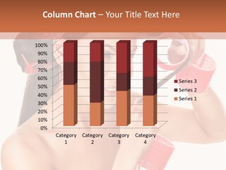 Blonde Makeup Curl PowerPoint Template