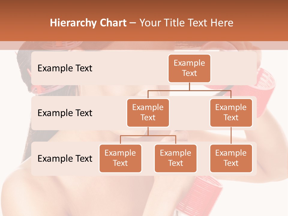 Blonde Makeup Curl PowerPoint Template