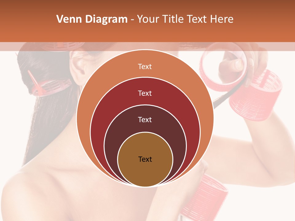 Blonde Makeup Curl PowerPoint Template