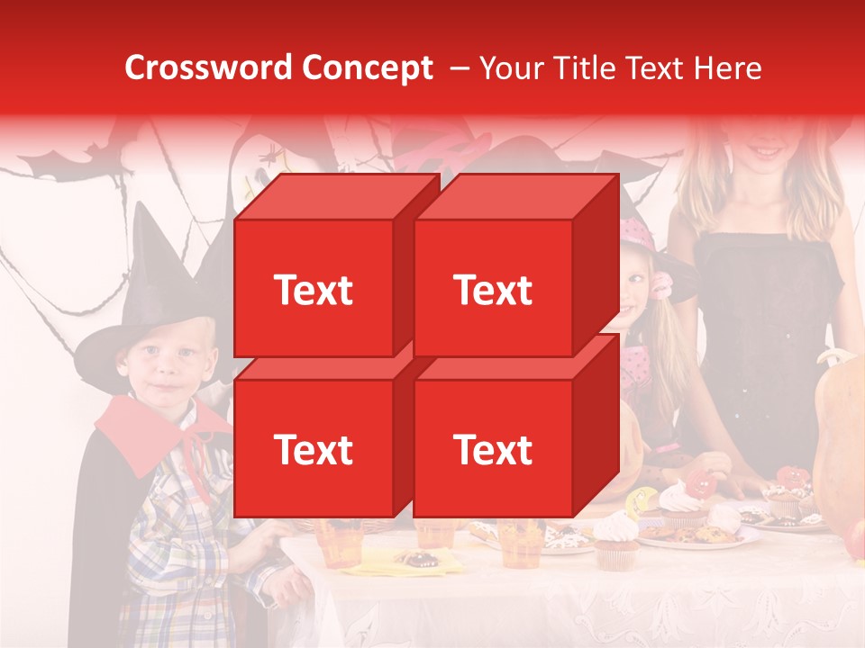 Bat Kid Autumn PowerPoint Template