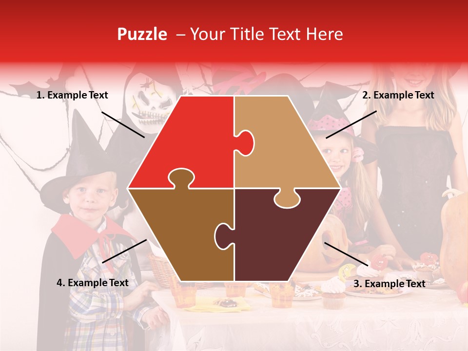 Bat Kid Autumn PowerPoint Template