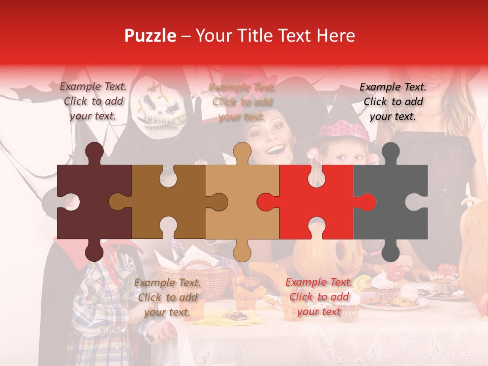 Bat Kid Autumn PowerPoint Template