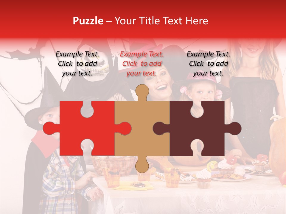 Bat Kid Autumn PowerPoint Template