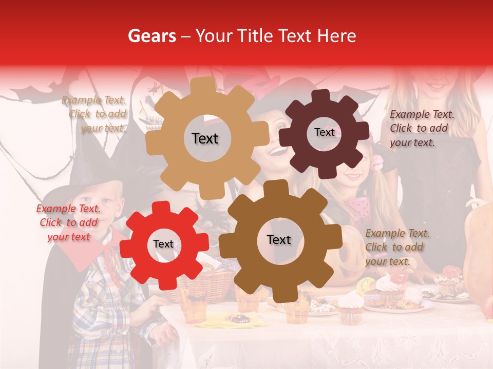 Bat Kid Autumn PowerPoint Template