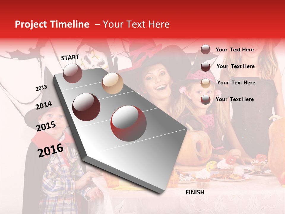 Bat Kid Autumn PowerPoint Template