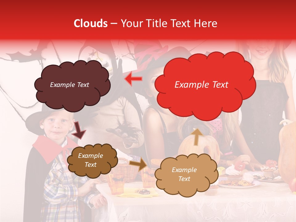 Bat Kid Autumn PowerPoint Template