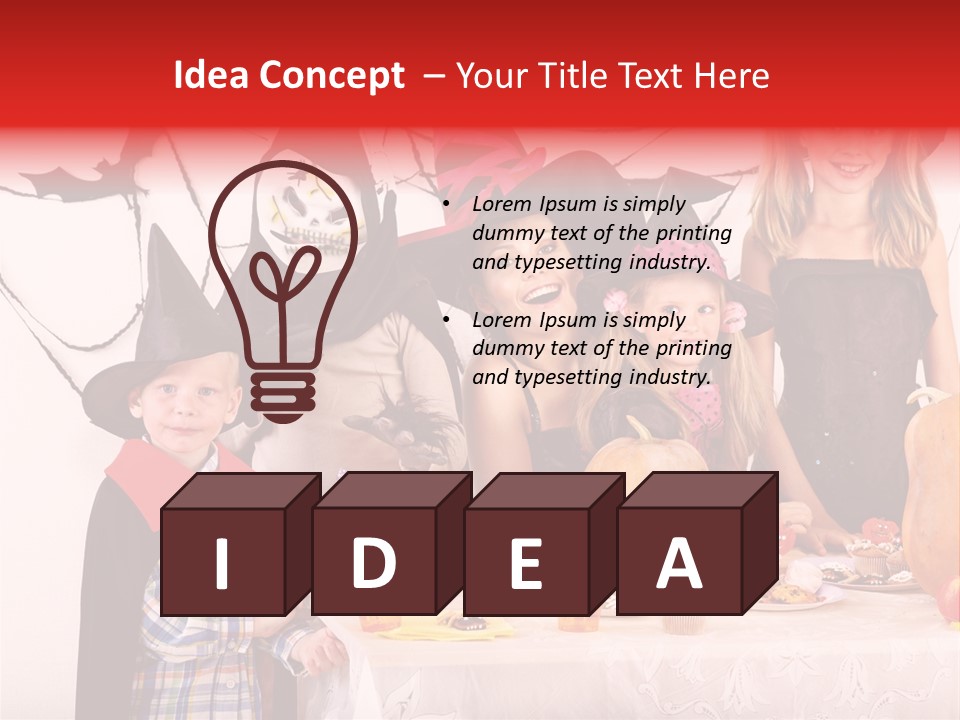 Bat Kid Autumn PowerPoint Template