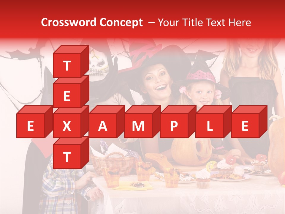 Bat Kid Autumn PowerPoint Template