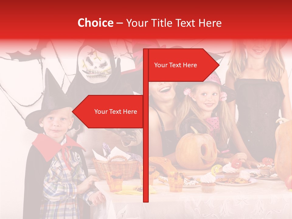 Bat Kid Autumn PowerPoint Template