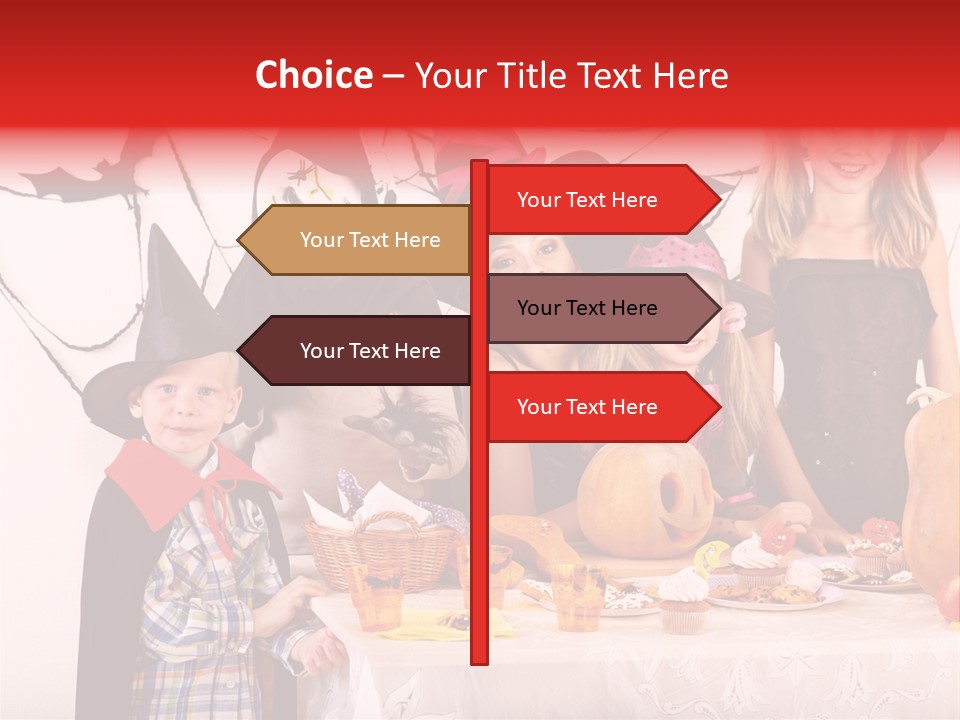 Bat Kid Autumn PowerPoint Template