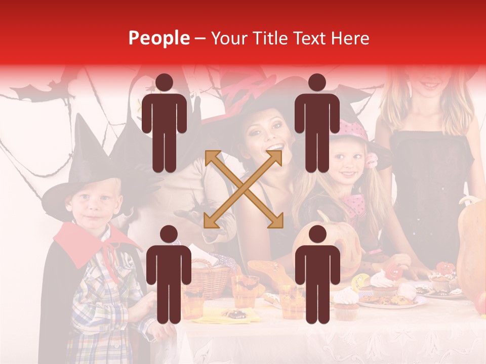 Bat Kid Autumn PowerPoint Template