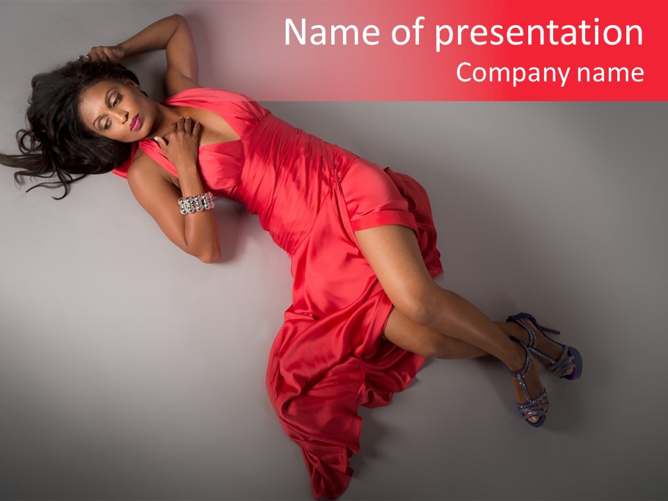 Performer Y Portrait PowerPoint Template