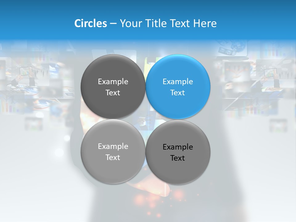 Internet Network Man PowerPoint Template