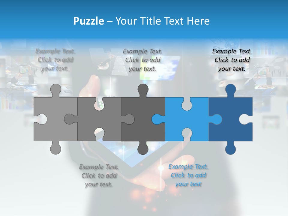 Internet Network Man PowerPoint Template