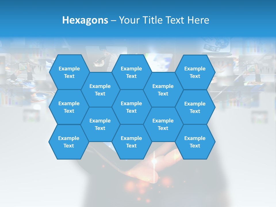Internet Network Man PowerPoint Template