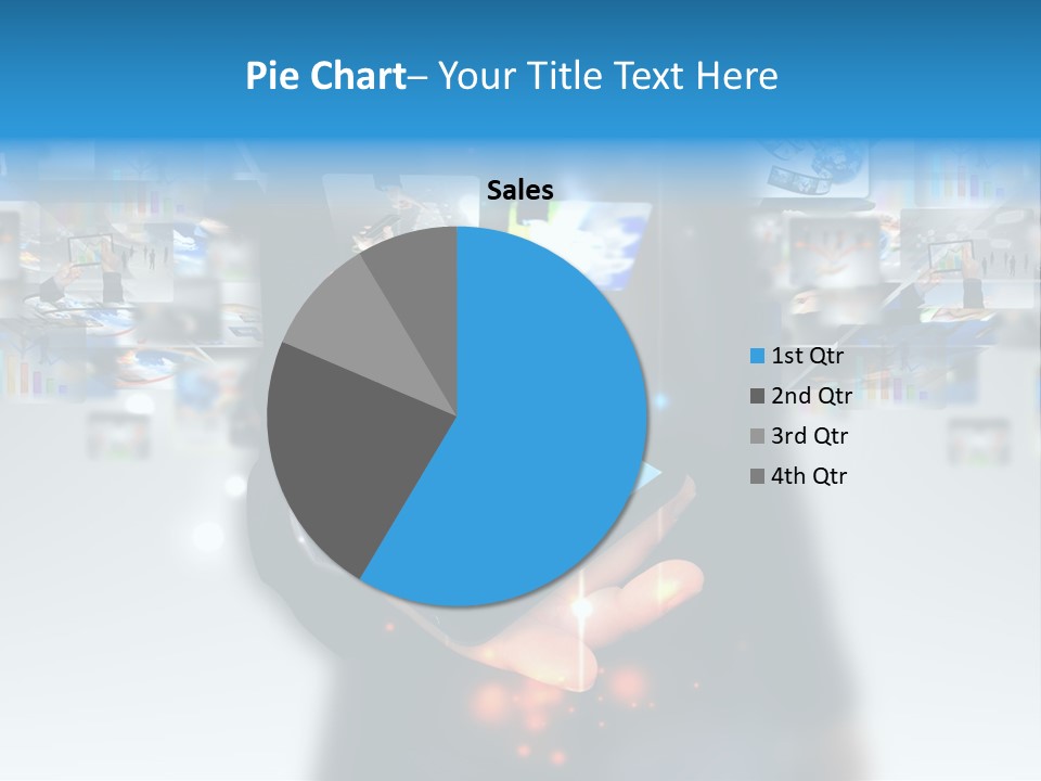 Internet Network Man PowerPoint Template