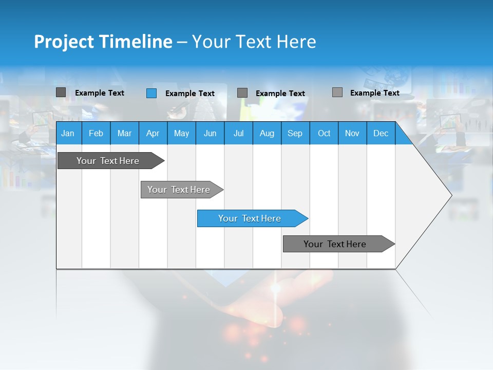 Internet Network Man PowerPoint Template