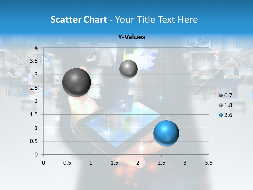 Internet Network Man PowerPoint Template