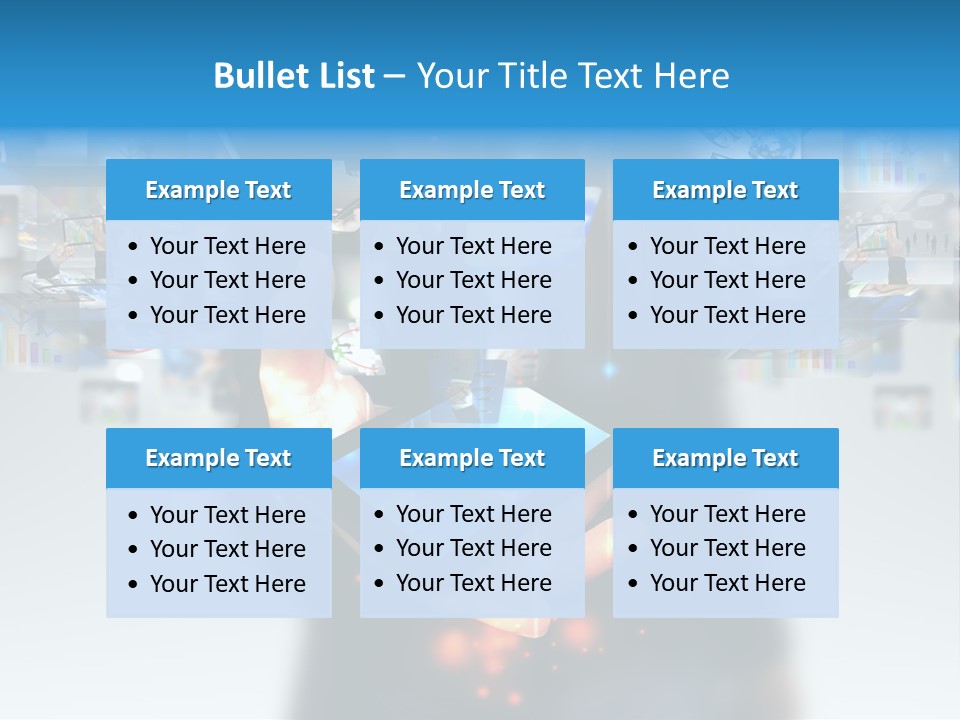 Internet Network Man PowerPoint Template