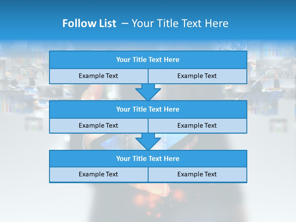 Internet Network Man PowerPoint Template