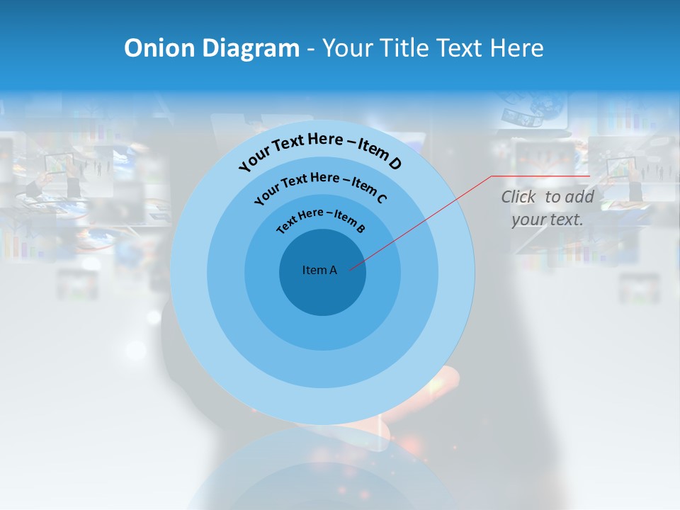Internet Network Man PowerPoint Template
